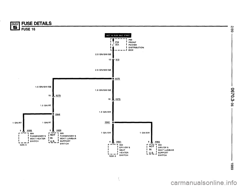 BMW 535i 1989 E34 Electrical Troubleshooting Manual 