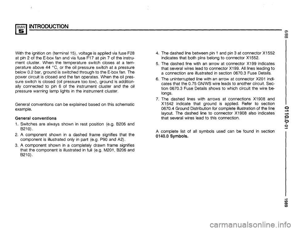 BMW 525i 1989 E34 Electrical Troubleshooting Manual 