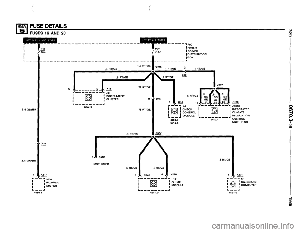 BMW 525i 1989 E34 Electrical Troubleshooting Manual 