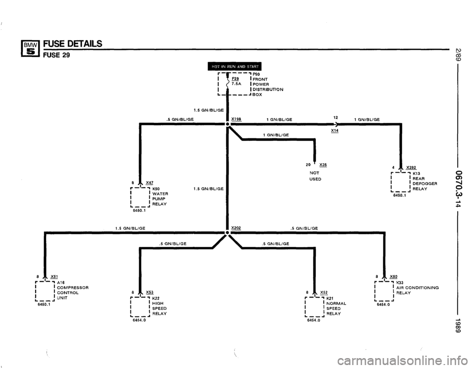 BMW 525i 1989 E34 Electrical Troubleshooting Manual 