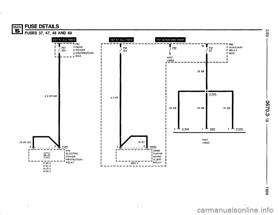 BMW 525i 1989 E34 Electrical Troubleshooting Manual 