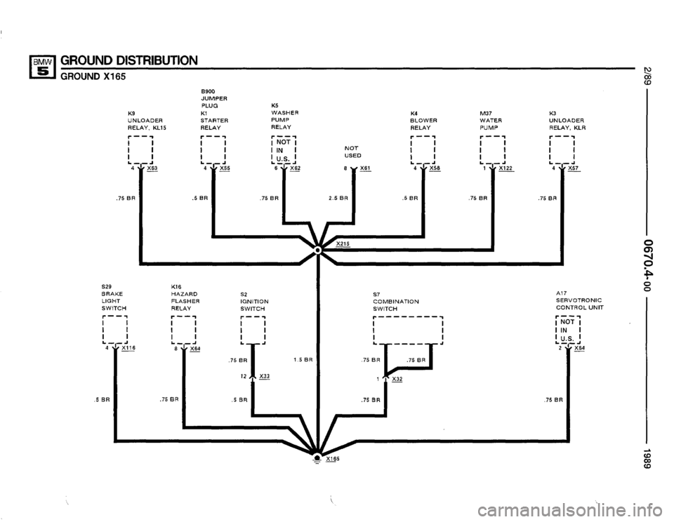 BMW 525i 1989 E34 Electrical Troubleshooting Manual 