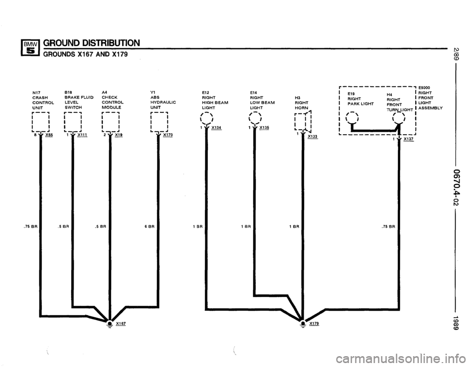 BMW 525i 1989 E34 Electrical Troubleshooting Manual 