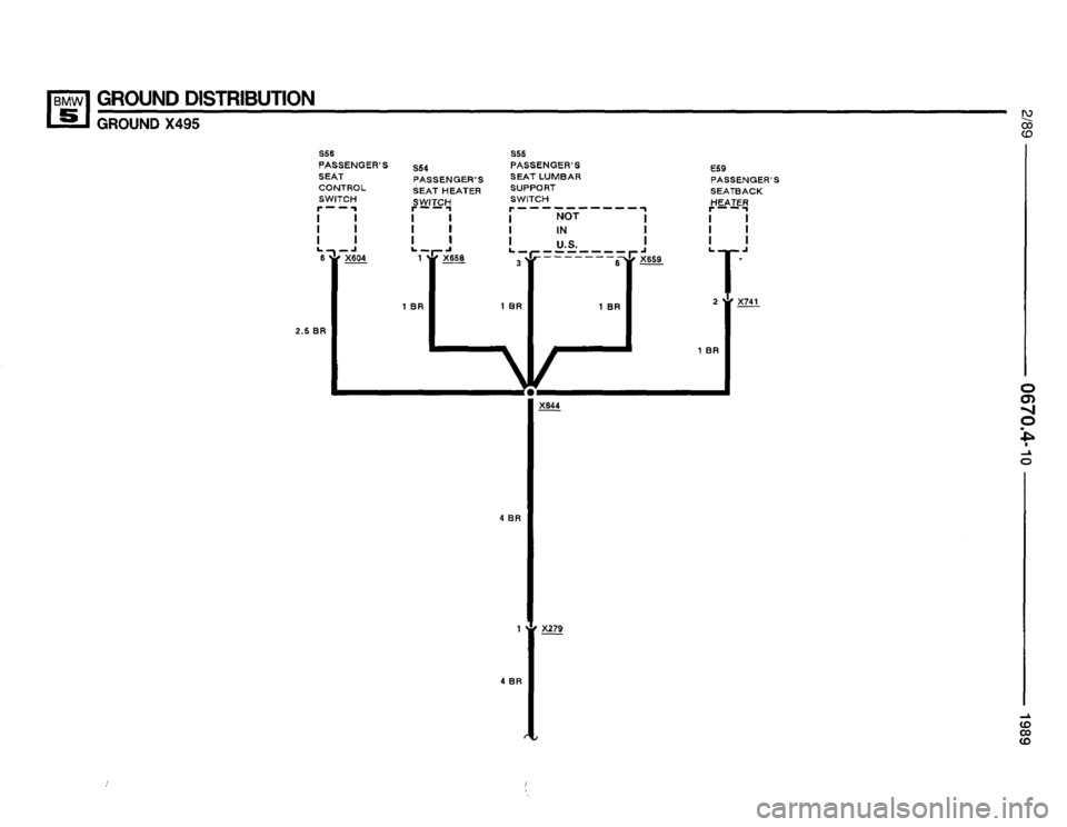 BMW 525i 1989 E34 Electrical Troubleshooting Manual 