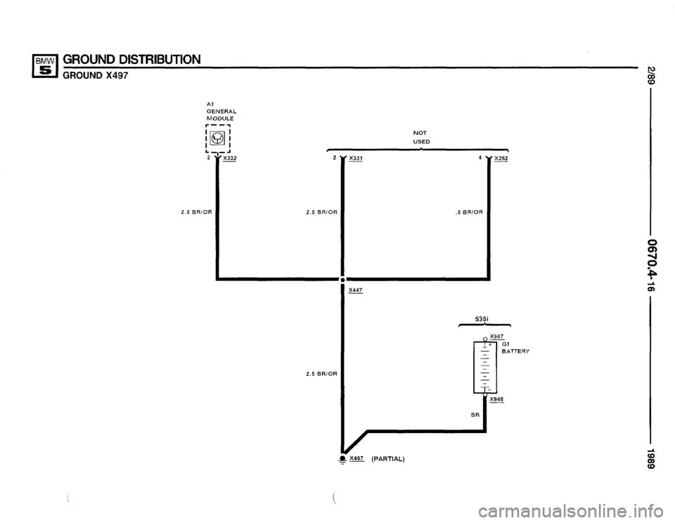 BMW 525i 1989 E34 Electrical Troubleshooting Manual 