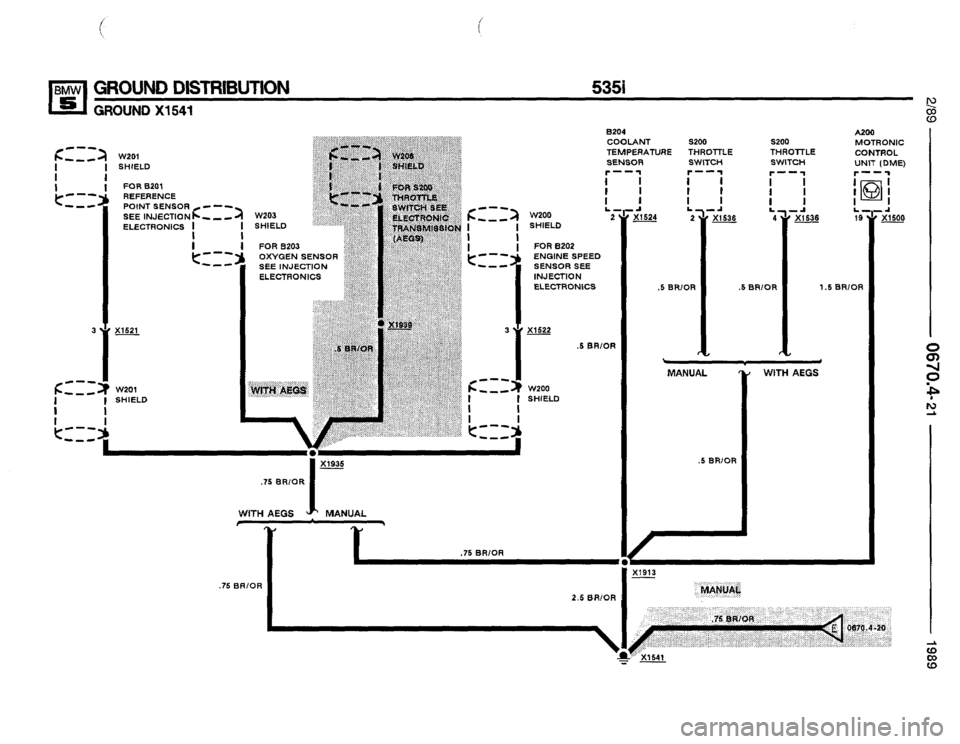 BMW 525i 1989 E34 Electrical Troubleshooting Manual BMW 525i 1989 E34 Electrical Troubleshooting Manual