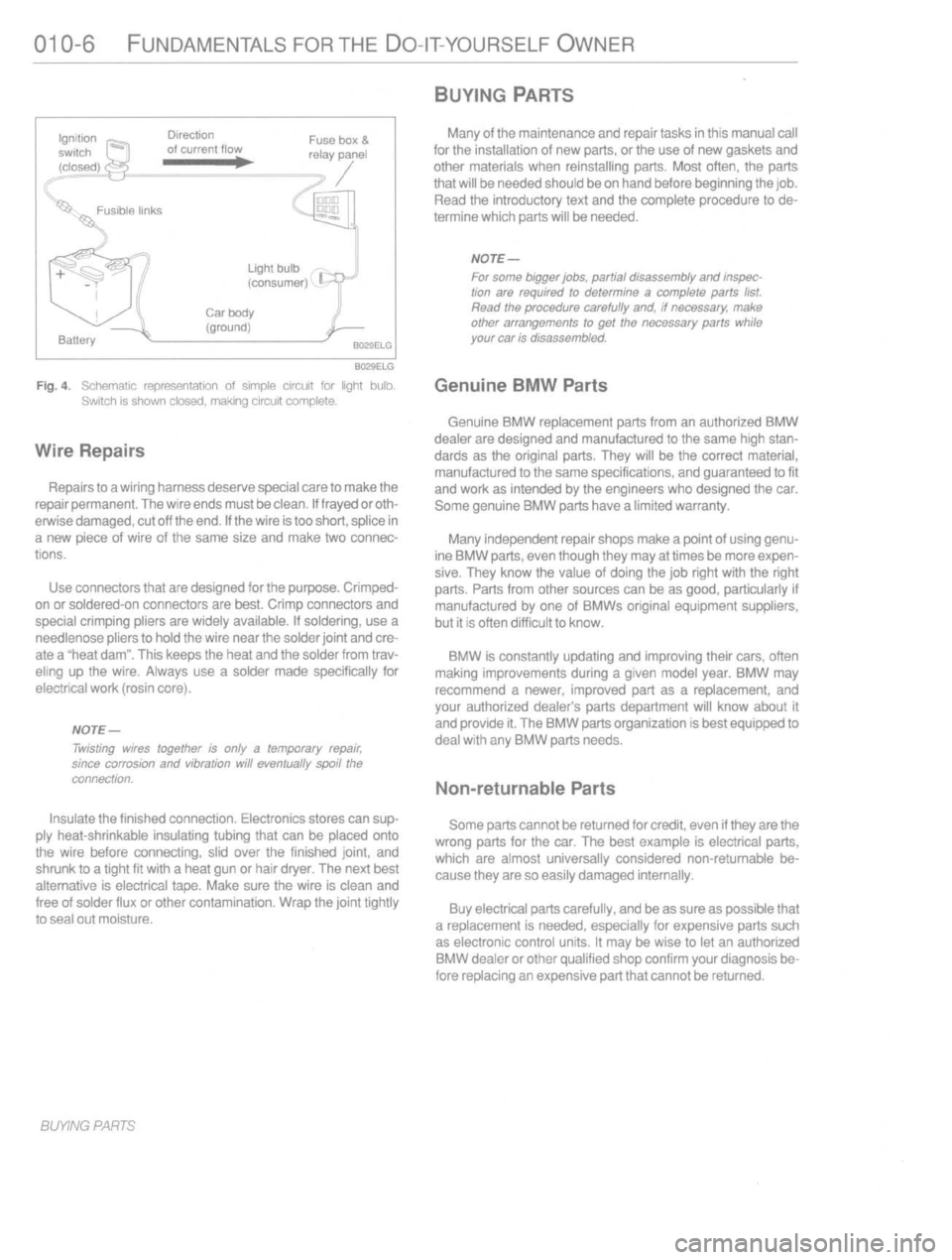 BMW 535i 1989 E34 User Guide 