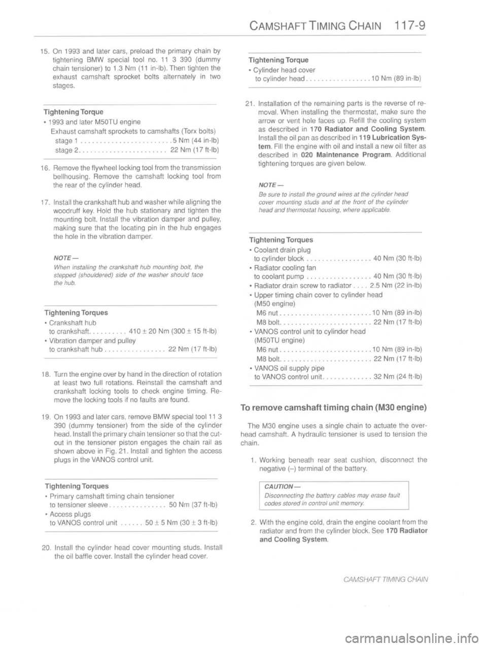 BMW 318i 1993 E36 Workshop Manual 