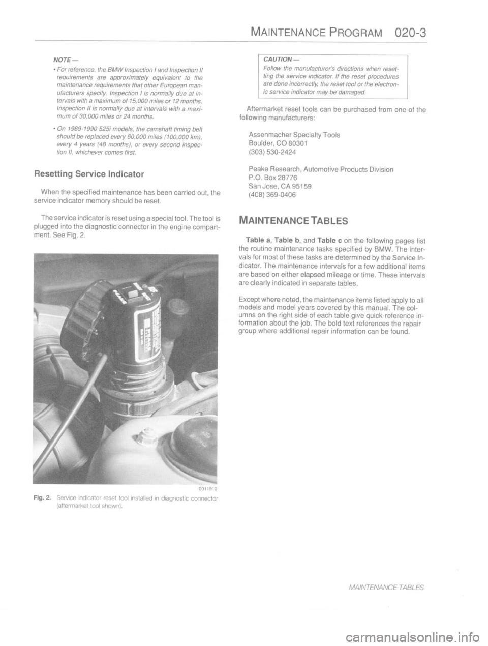 BMW M3 1997 E36 Owners Manual BMW M3 1997 E36 Owners Manual