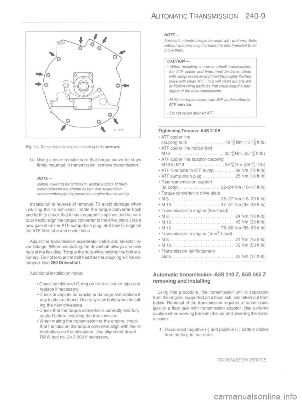 BMW M3 1997 E36 Workshop Manual BMW M3 1997 E36 Workshop Manual