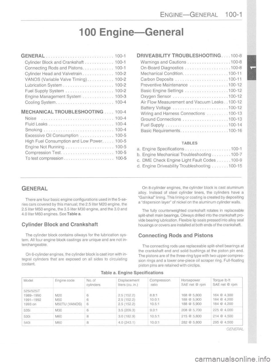 BMW 530i 1989 E34 Service Manual 