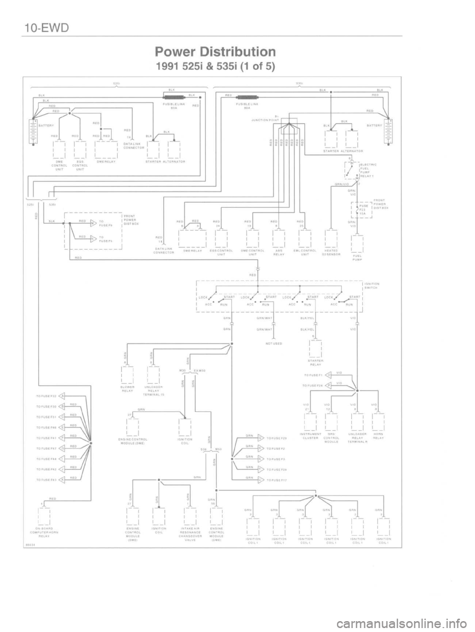 BMW 540i 1989 E34 Workshop Manual 