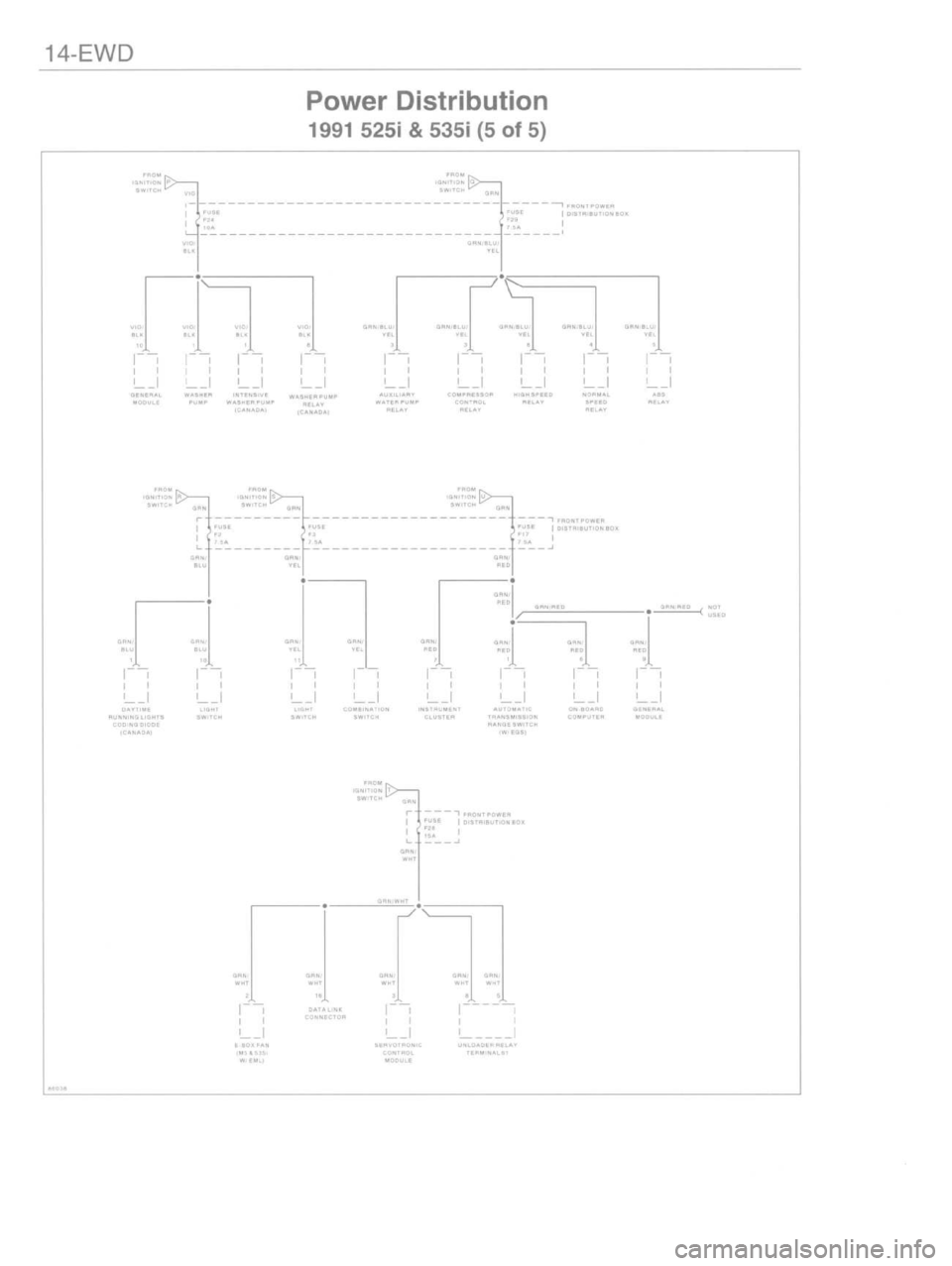 BMW 535i 1989 E34 Workshop Manual 