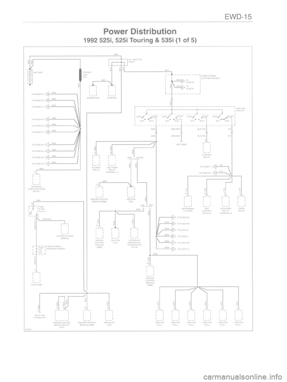 BMW 540i 1989 E34 Workshop Manual 