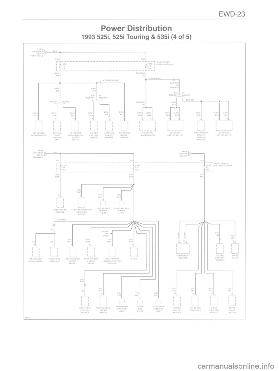 BMW 535i 1989 E34 Workshop Manual 