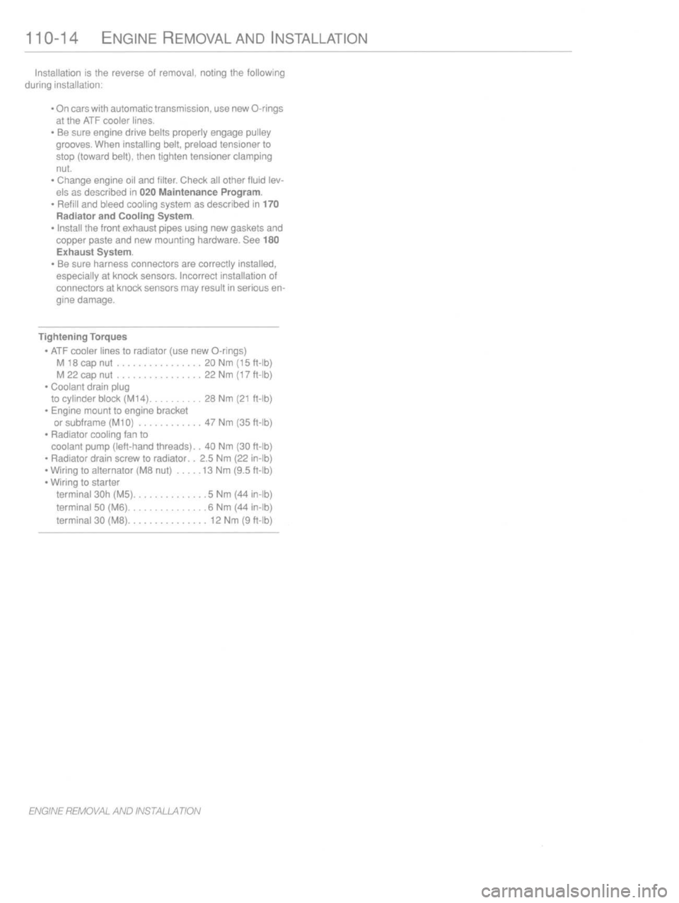 BMW 540i 1989 E34 Repair Manual 