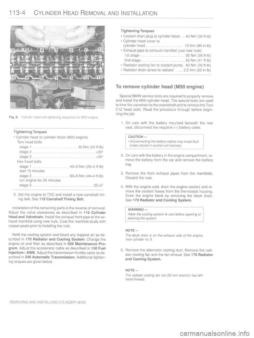 BMW 540i 1989 E34 Manual PDF 