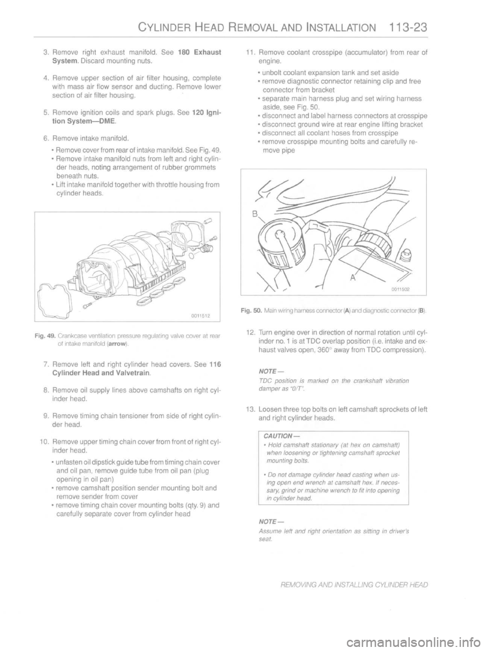 BMW 318i 1993 E36 Owners Manual 