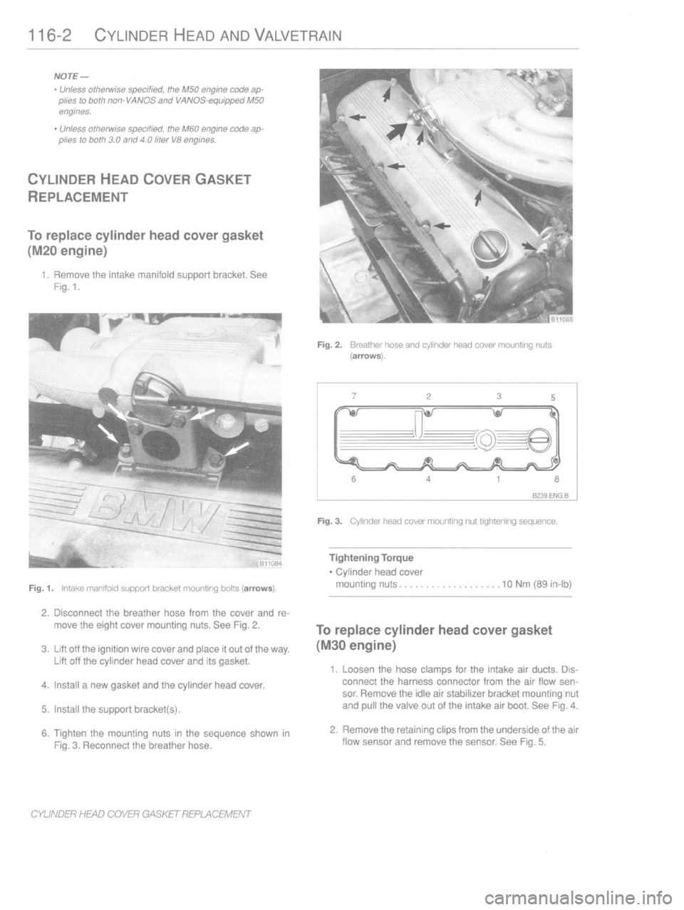 BMW 318i 1993 E36 Owners Manual 