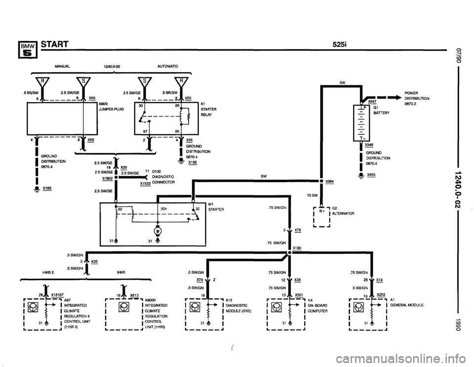 BMW 535i 1990 E34 Electrical Troubleshooting Manual BMW 535i 1990 E34 Electrical Troubleshooting Manual