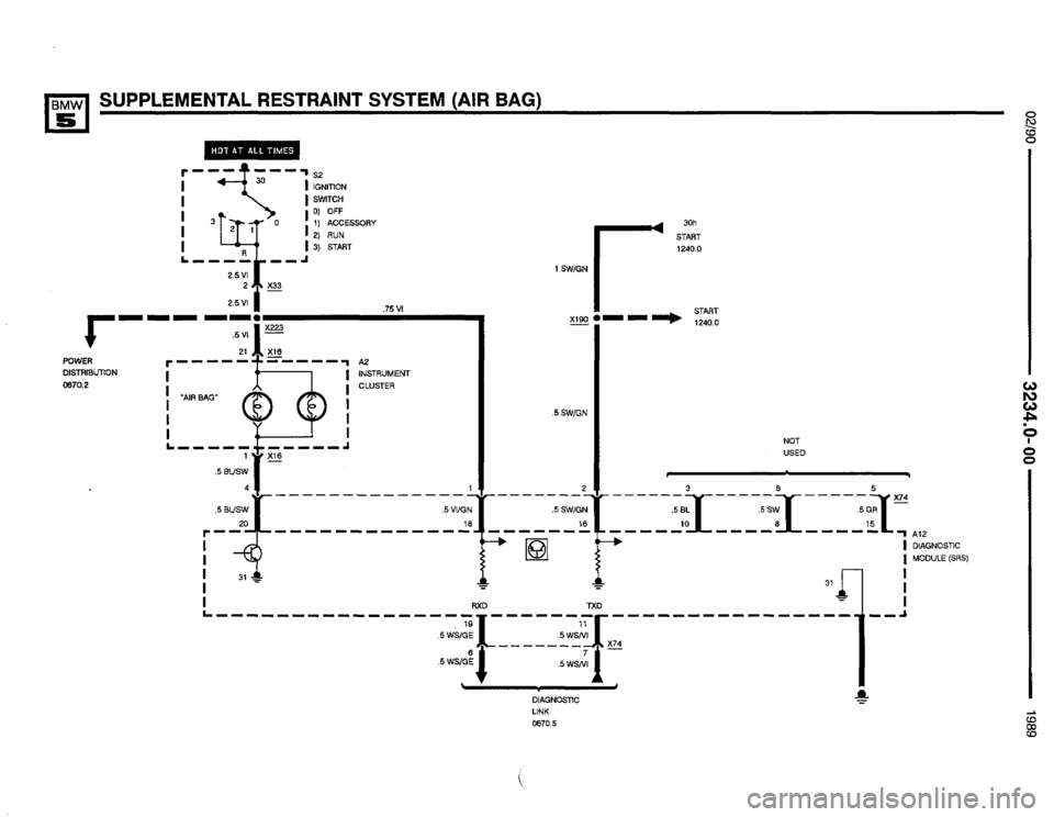 BMW 535i 1990 E34 Electrical Troubleshooting Manual BMW 535i 1990 E34 Electrical Troubleshooting Manual
