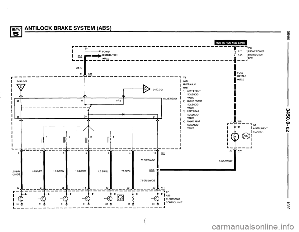 BMW 535i 1990 E34 Electrical Troubleshooting Manual BMW 535i 1990 E34 Electrical Troubleshooting Manual