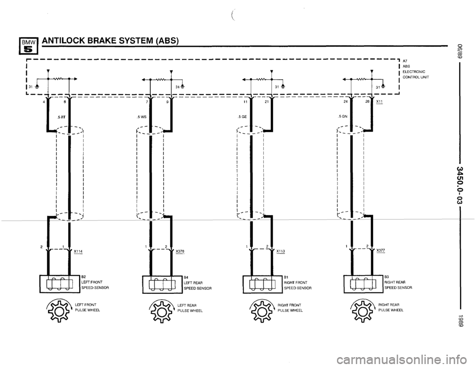 BMW 535i 1990 E34 Electrical Troubleshooting Manual BMW 535i 1990 E34 Electrical Troubleshooting Manual