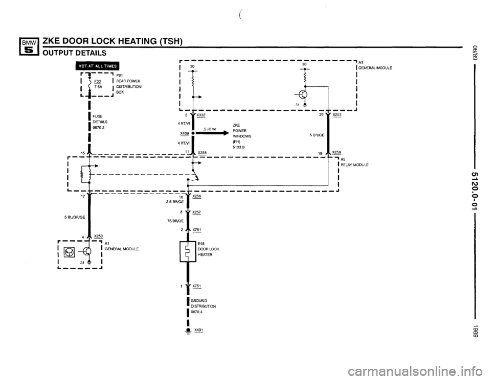 BMW 535i 1990 E34 Electrical Troubleshooting Manual BMW 535i 1990 E34 Electrical Troubleshooting Manual