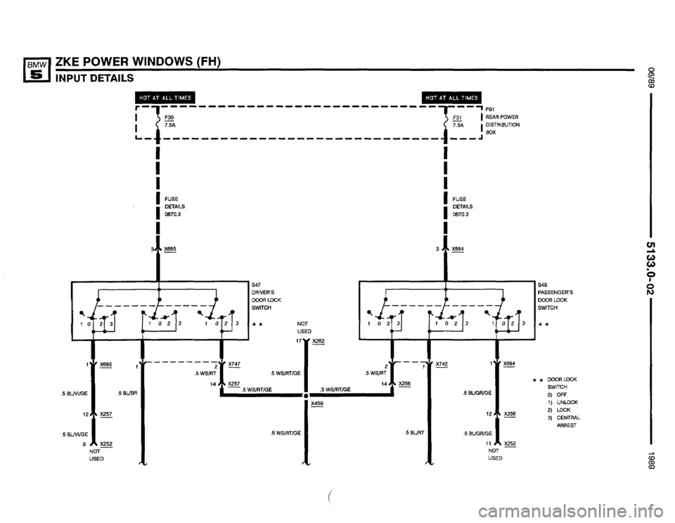 BMW 525i 1990 E34 Electrical Troubleshooting Manual BMW 525i 1990 E34 Electrical Troubleshooting Manual