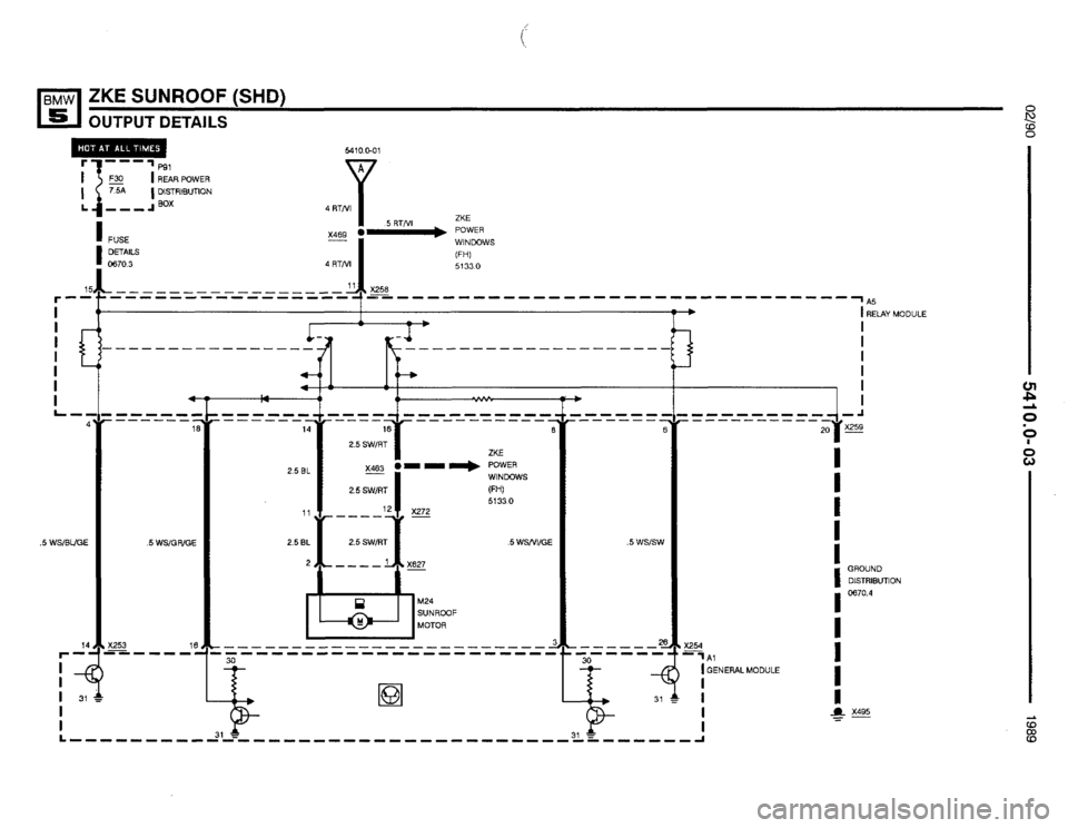 BMW 535i 1990 E34 Electrical Troubleshooting Manual BMW 535i 1990 E34 Electrical Troubleshooting Manual
