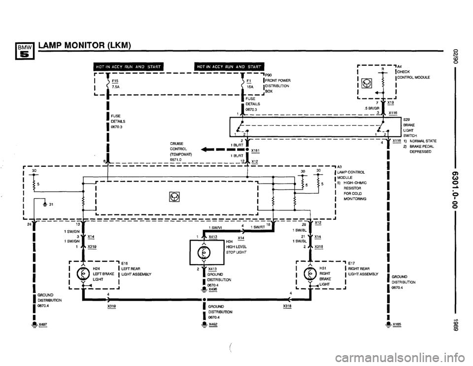 BMW 535i 1990 E34 Electrical Troubleshooting Manual BMW 535i 1990 E34 Electrical Troubleshooting Manual