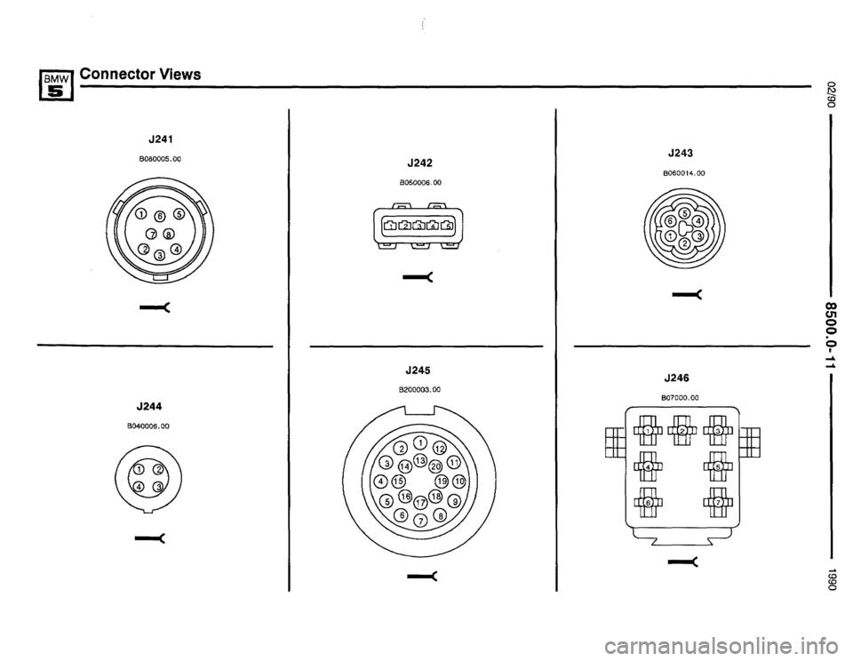 BMW M5 1990 E34 Electrical Troubleshooting Manual 