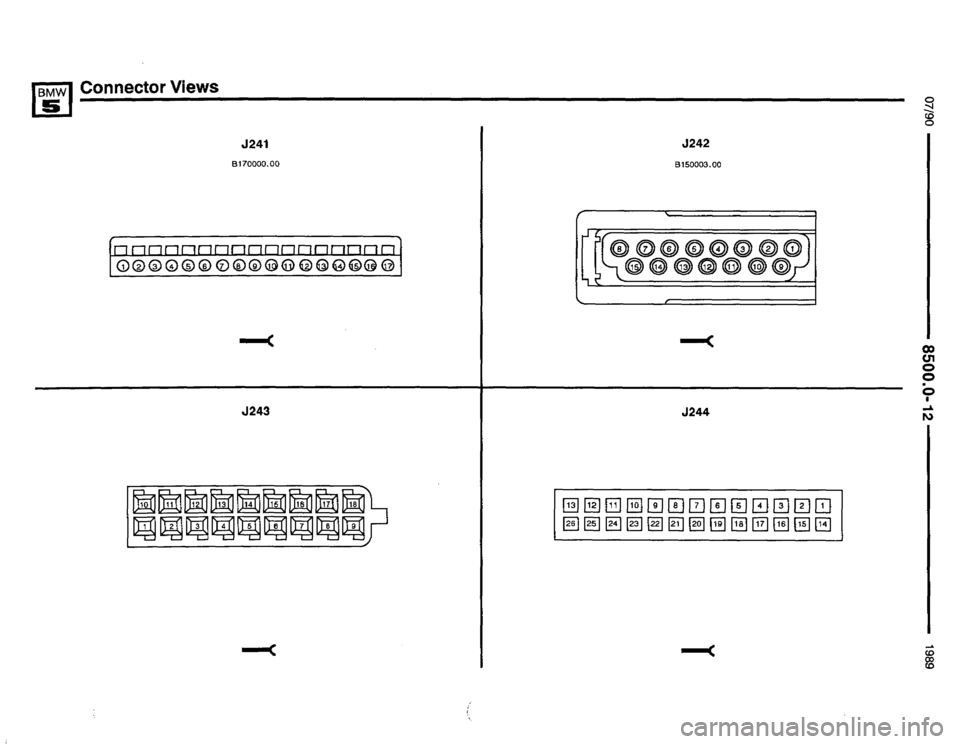 BMW M5 1990 E34 Electrical Troubleshooting Manual 