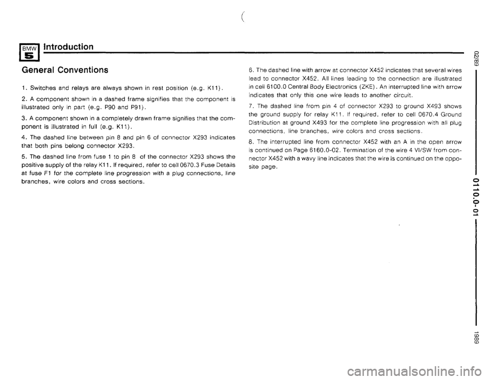 BMW 525i 1990 E34 Electrical Troubleshooting Manual 