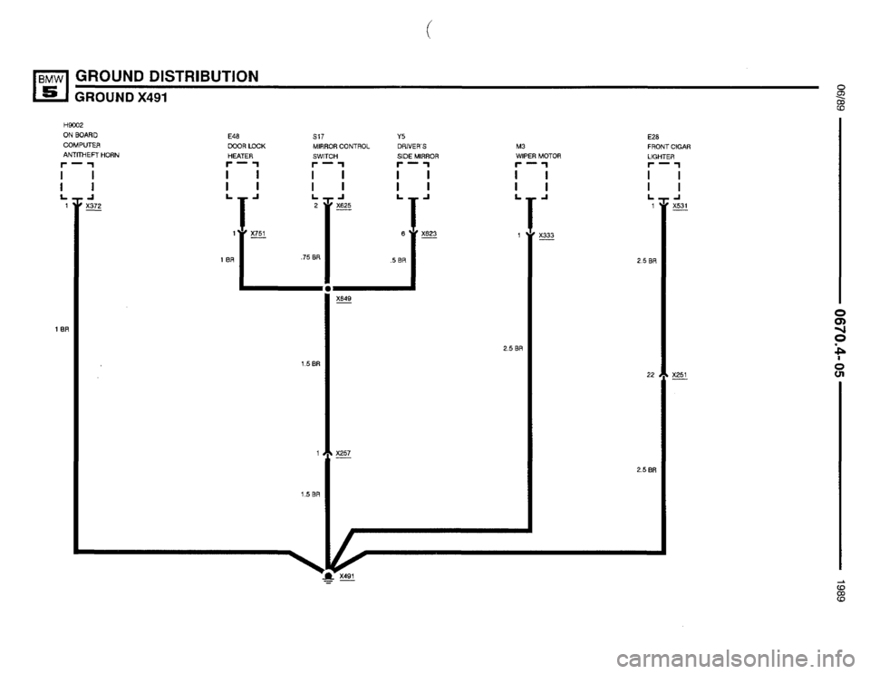 BMW 535i 1990 E34 Electrical Troubleshooting Manual BMW 535i 1990 E34 Electrical Troubleshooting Manual