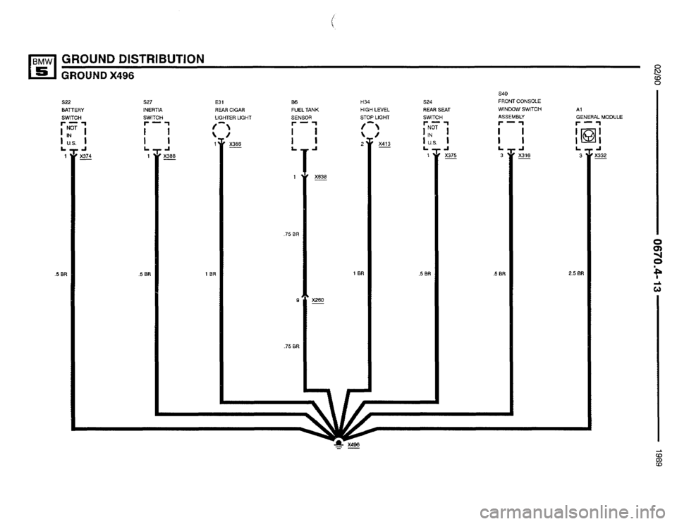 BMW 535i 1990 E34 Electrical Troubleshooting Manual BMW 535i 1990 E34 Electrical Troubleshooting Manual