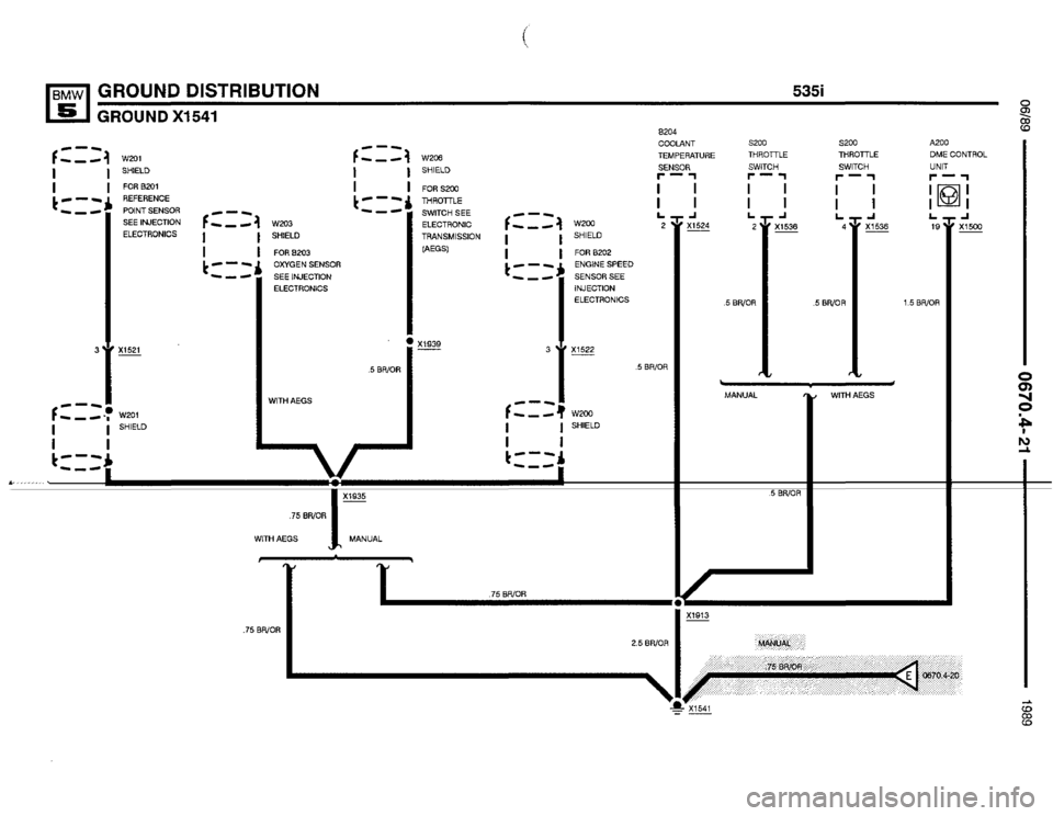 BMW 535i 1990 E34 Electrical Troubleshooting Manual BMW 535i 1990 E34 Electrical Troubleshooting Manual