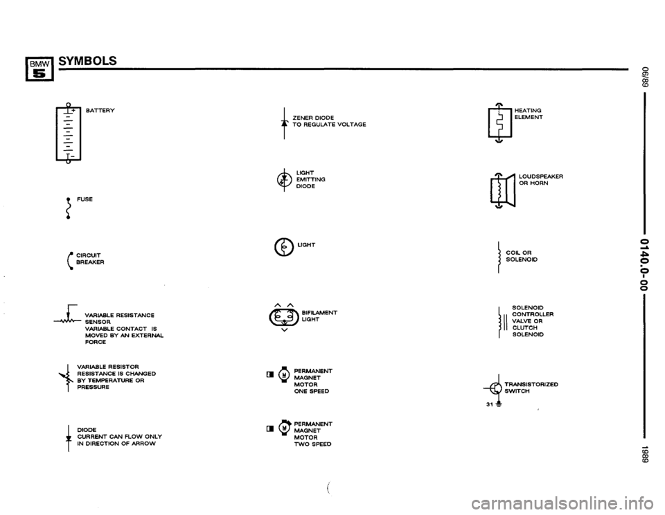 BMW 535i 1990 E34 Electrical Troubleshooting Manual 