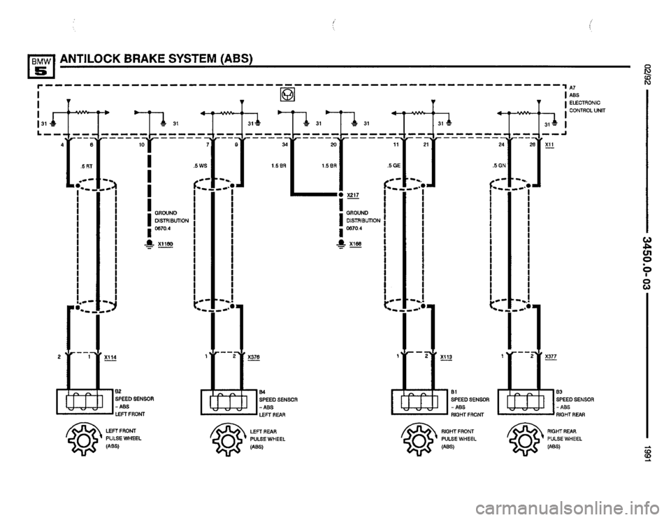 BMW 535i 1991 E34 Electrical Troubleshooting Manual BMW 535i 1991 E34 Electrical Troubleshooting Manual