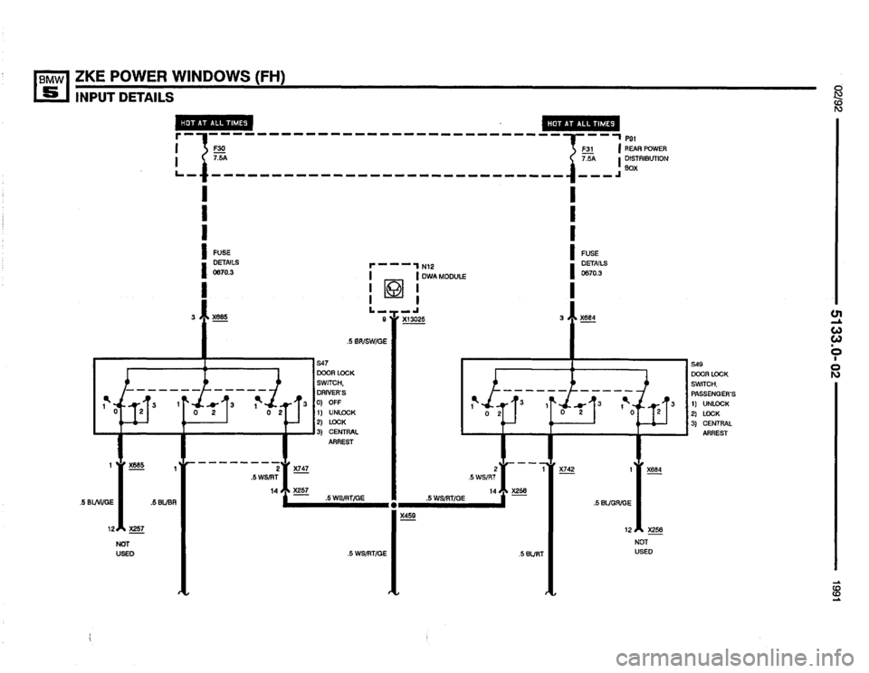BMW 535i 1991 E34 Electrical Troubleshooting Manual BMW 535i 1991 E34 Electrical Troubleshooting Manual