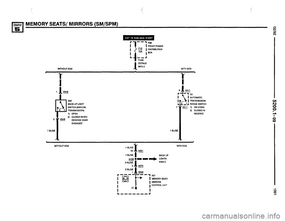 BMW 535i 1991 E34 Electrical Troubleshooting Manual BMW 535i 1991 E34 Electrical Troubleshooting Manual