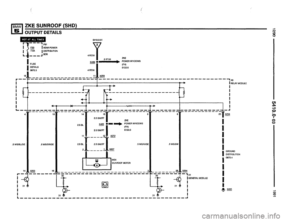 BMW 535i 1991 E34 Electrical Troubleshooting Manual BMW 535i 1991 E34 Electrical Troubleshooting Manual