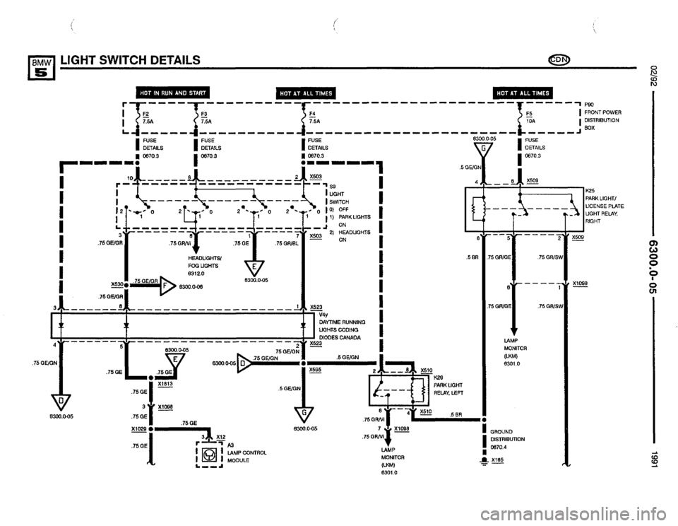 BMW 535i 1991 E34 Electrical Troubleshooting Manual BMW 535i 1991 E34 Electrical Troubleshooting Manual