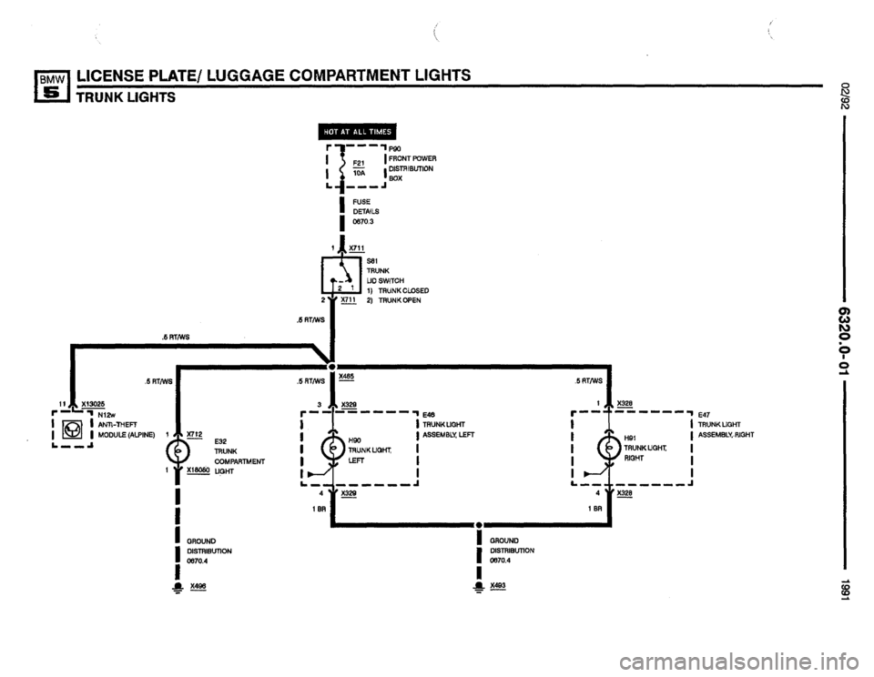 BMW 535i 1991 E34 Electrical Troubleshooting Manual BMW 535i 1991 E34 Electrical Troubleshooting Manual