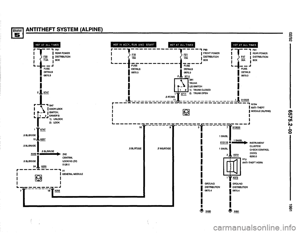 BMW 535i 1991 E34 Electrical Troubleshooting Manual BMW 535i 1991 E34 Electrical Troubleshooting Manual