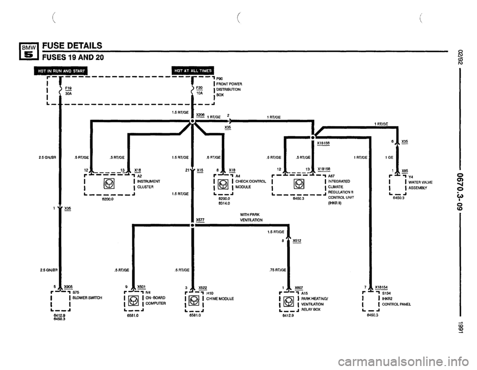 BMW 525i 1991 E34 Electrical Troubleshooting Manual 