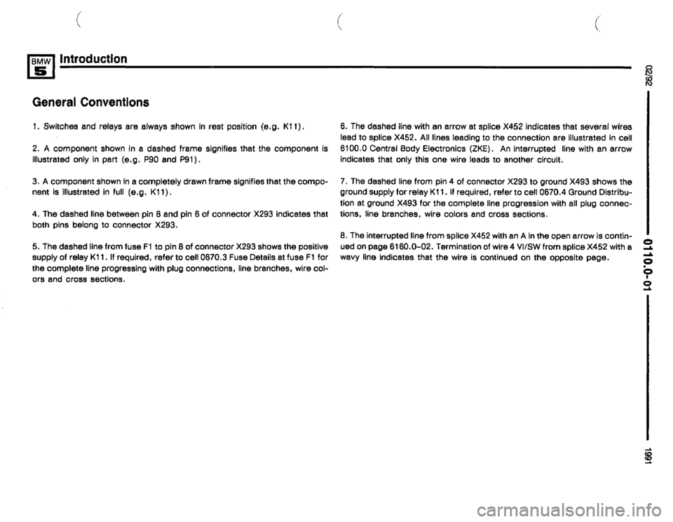 BMW 525i 1991 E34 Electrical Troubleshooting Manual 