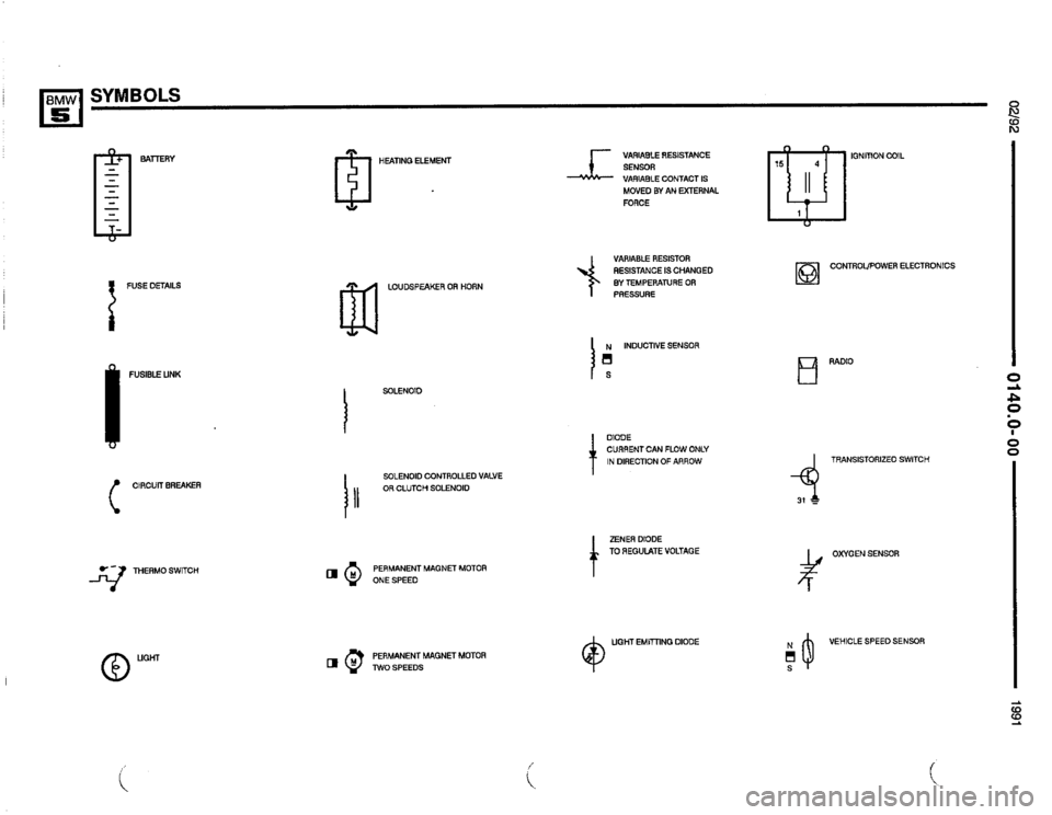 BMW 525i 1991 E34 Electrical Troubleshooting Manual 