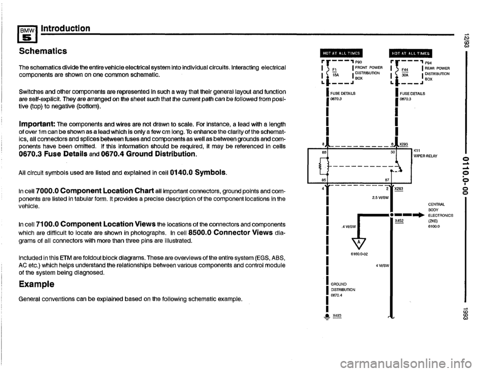 BMW M5 1993 E34 Electrical Troubleshooting Manual 