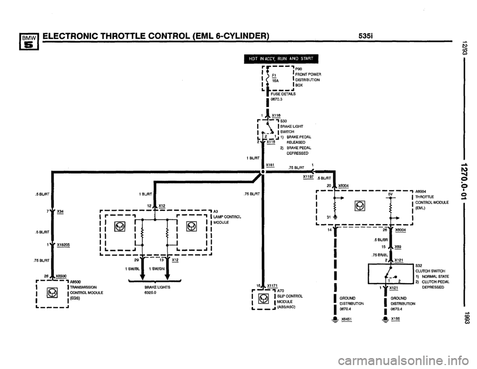 BMW 525i 1993 E34 Electrical Troubleshooting Manual BMW 525i 1993 E34 Electrical Troubleshooting Manual